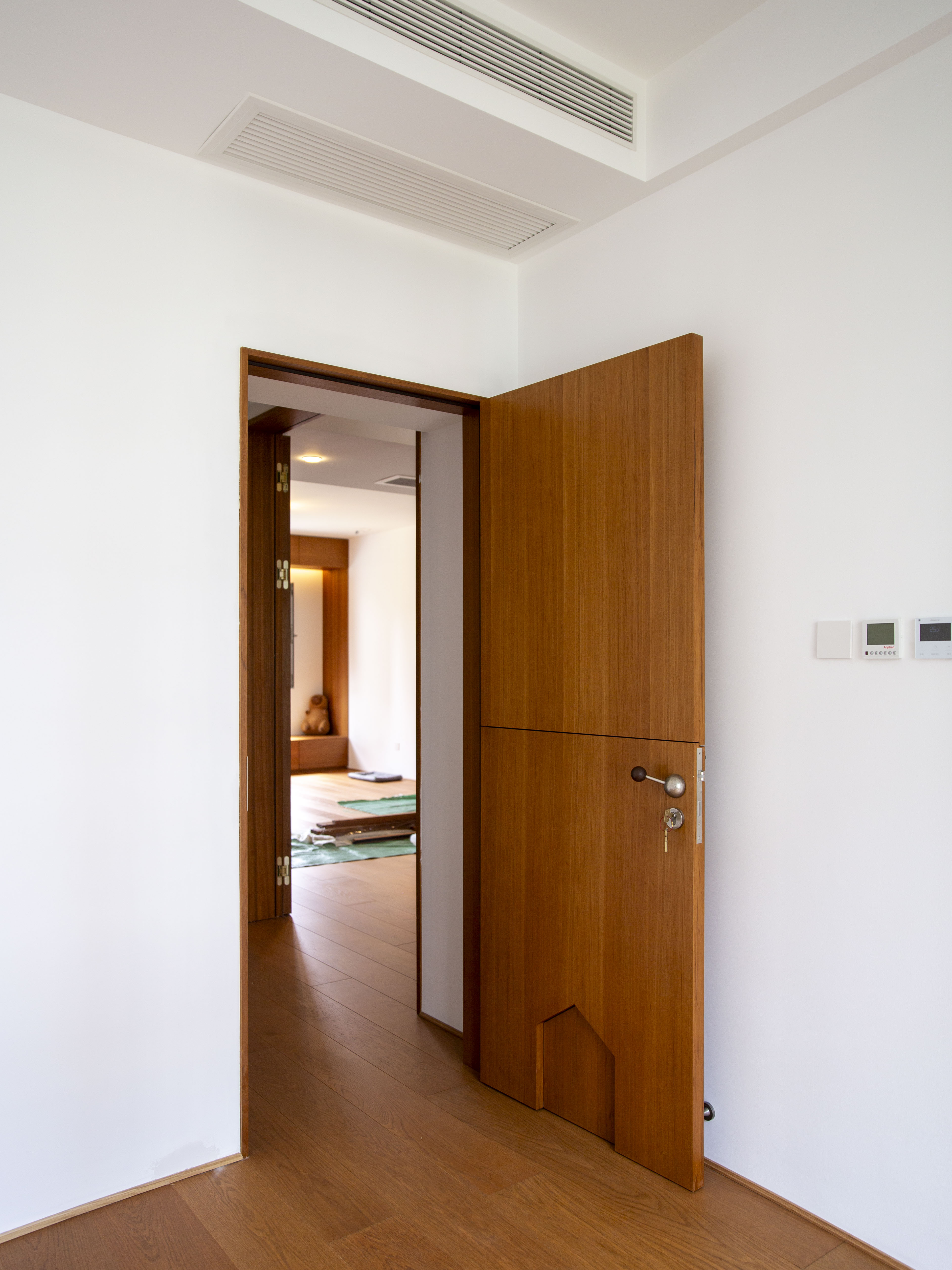 柚木分体平开门